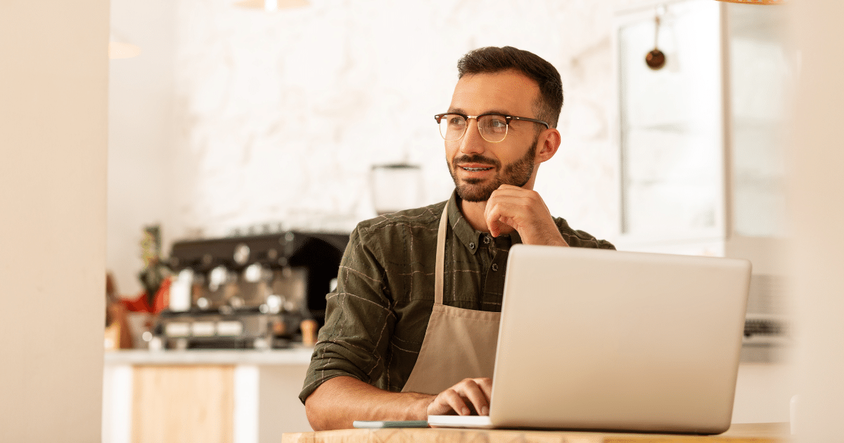 Small business owner considering an unsecured credit line for flexible financing and fast approval.