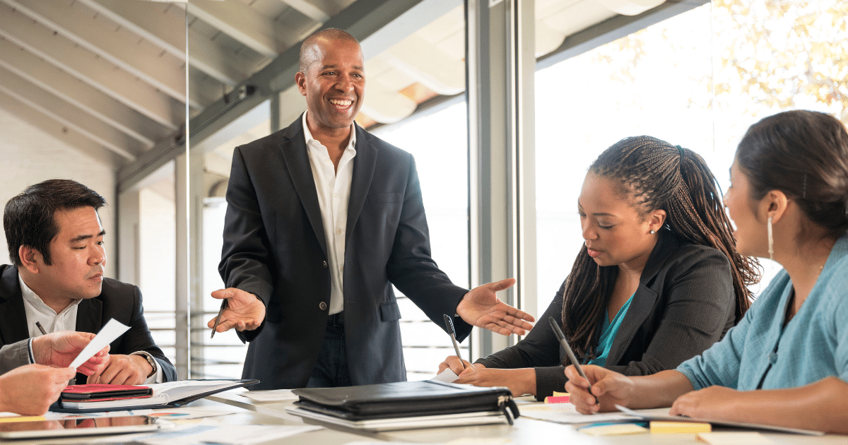 Business team discussing unsecured credit lines, exploring financing options for growth and financial management.