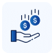 Hand holding money symbols representing business funding solutions and financial growth opportunities.