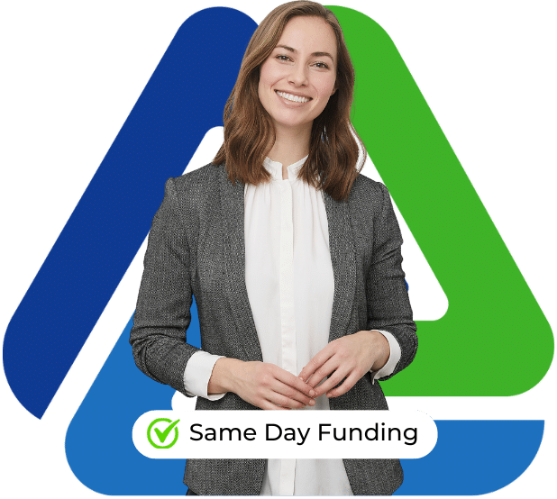 Business funding expert promoting same day funding solutions for small businesses with a focus on financial support.